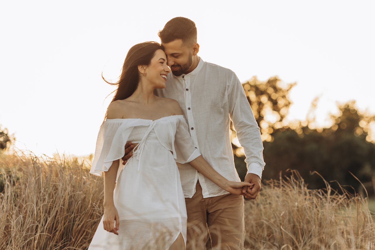 young couple feeling confident about their future together