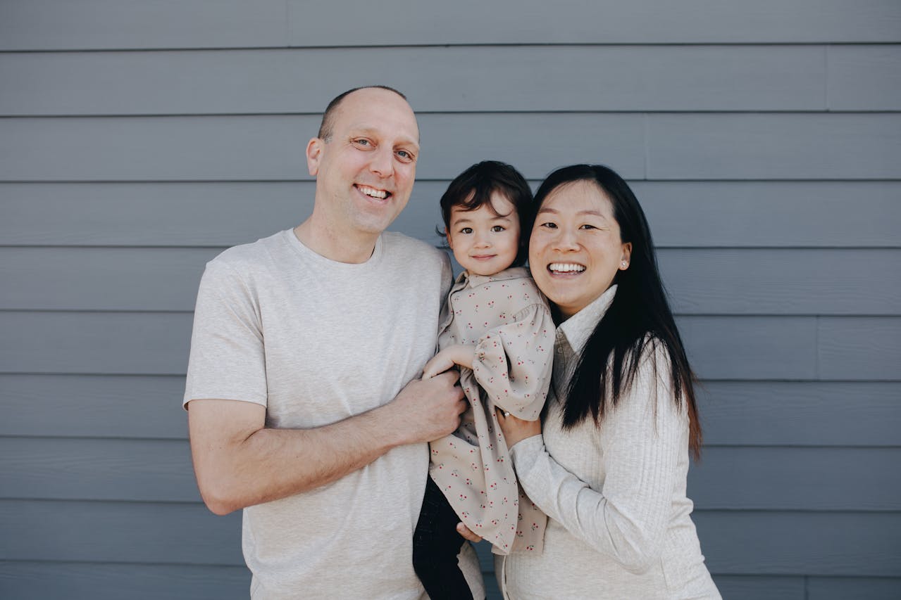young family embracing new opportunities in america