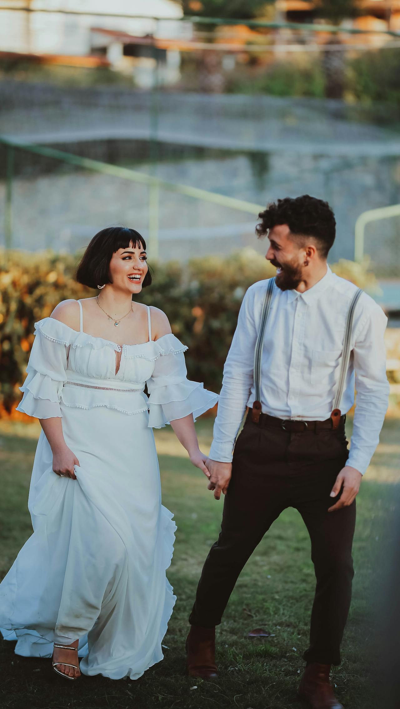 couple smiling together in the united states